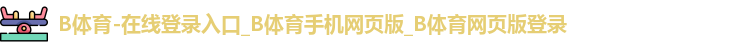 B体育官网